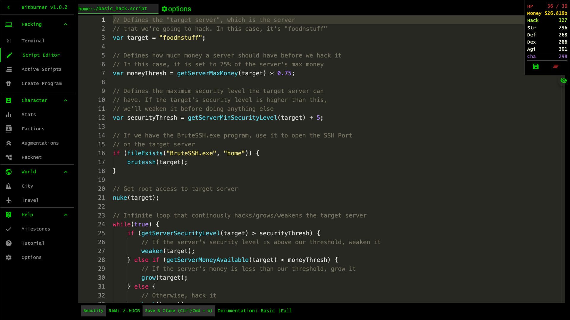 Bitburner