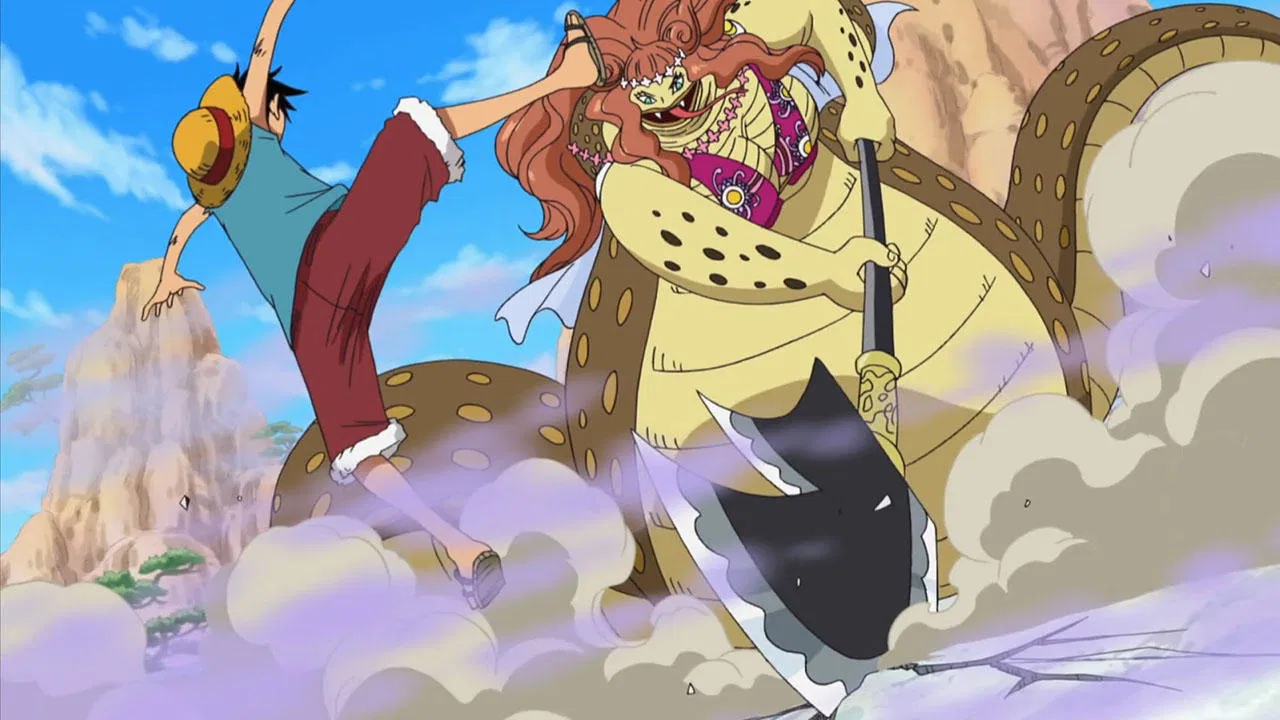All-Out Special Power Battle!! Gum-Gum vs. Snake-Snake